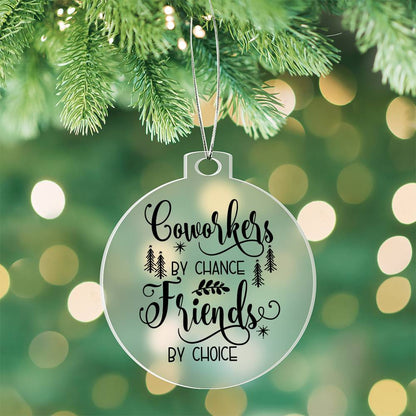 Coworkers Christmas Tree Ornament-[Heartfelt Family Gift]