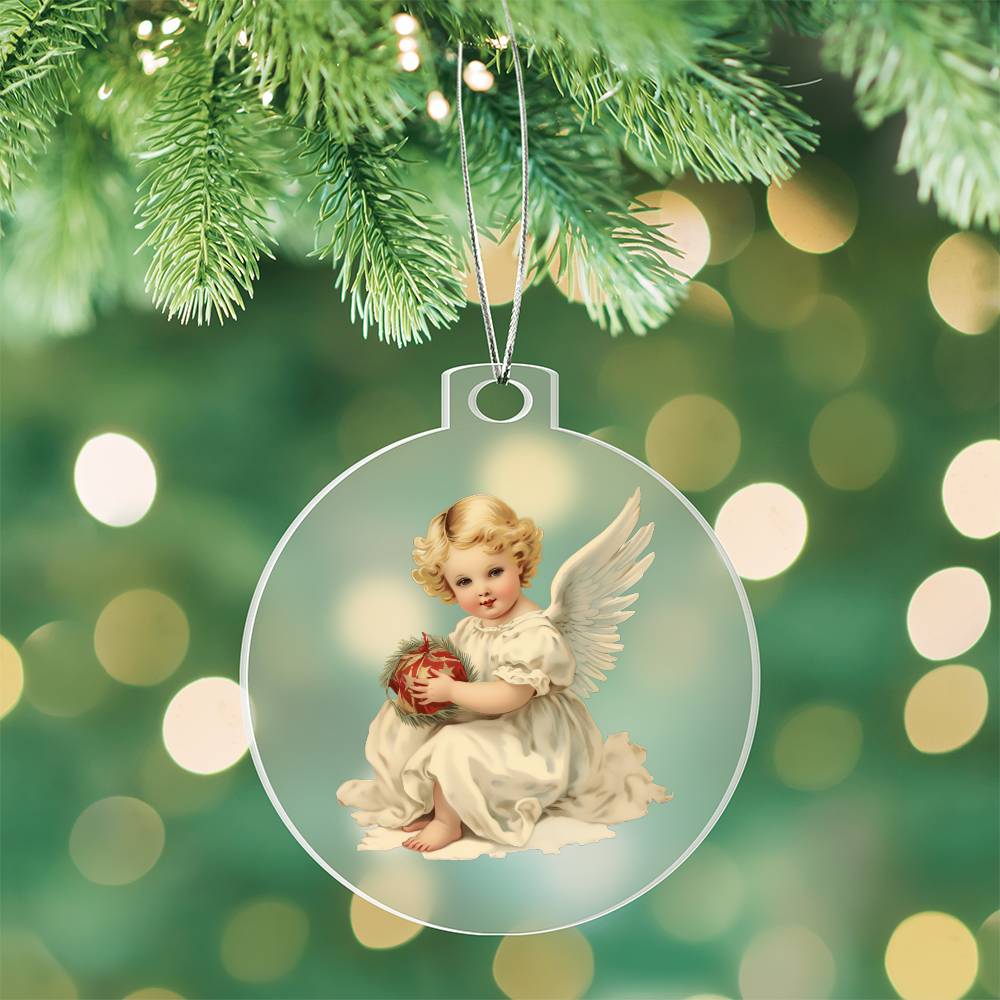 Angel Christmas Tree Ornament - Elegant Holiday Decoration-[Heartfelt Family Gift]