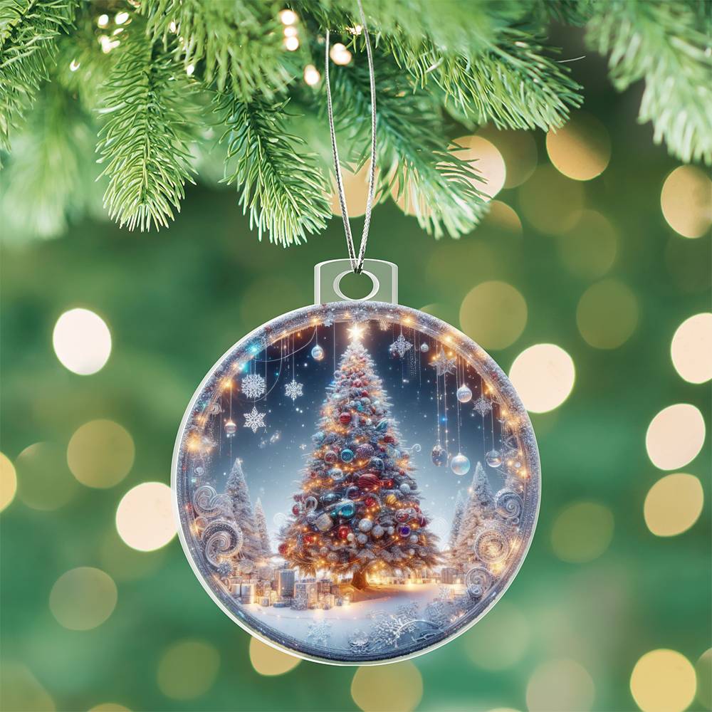 Festive Winter Wonderland Christmas Tree Ornament - Holiday Decoration-[Heartfelt Family Gift]