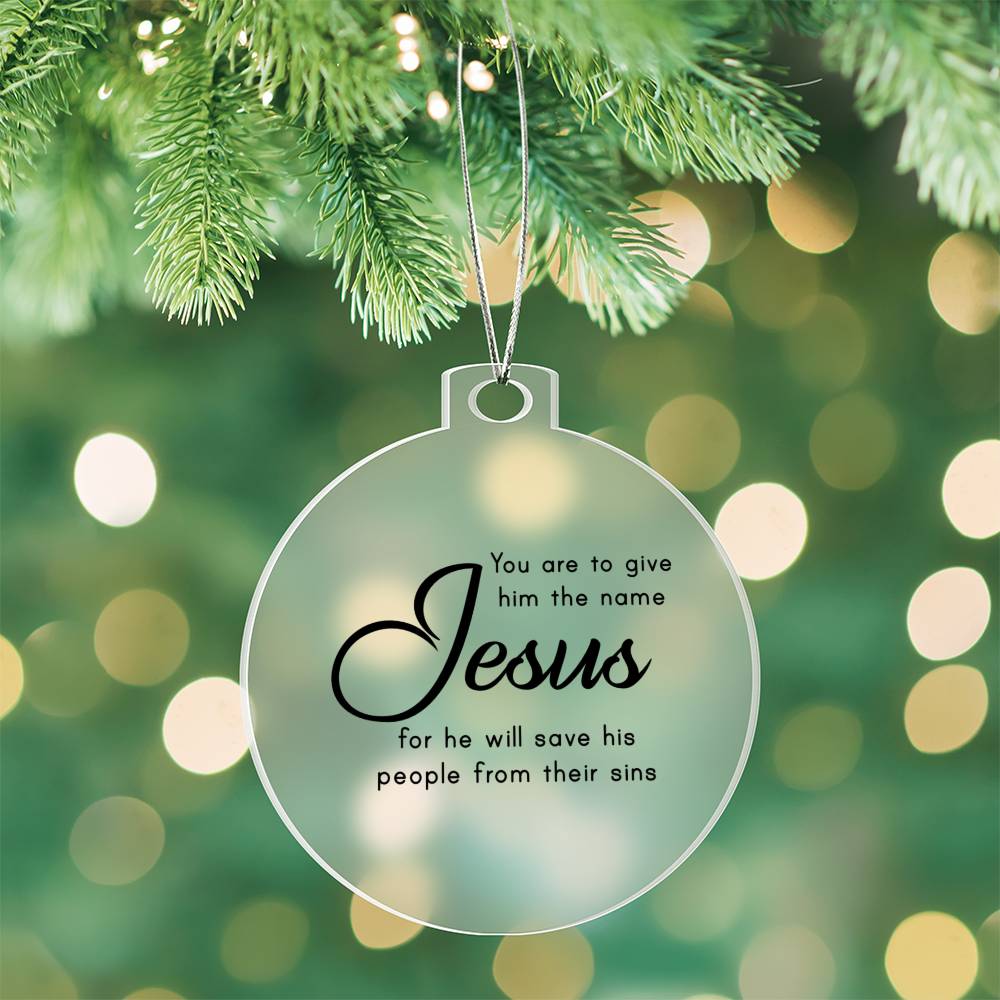 Bible Quotes Religious Christmas Ornament-[Heartfelt Family Gift]