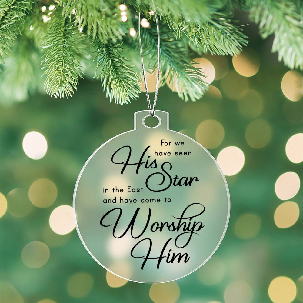 Bible Quotes Religious Christmas Ornament-[Heartfelt Family Gift]