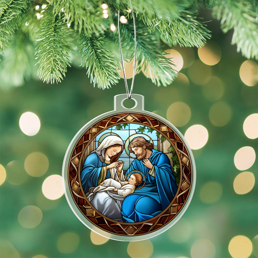 Nativity Christmas Tree Ornament-[Heartfelt Family Gift]
