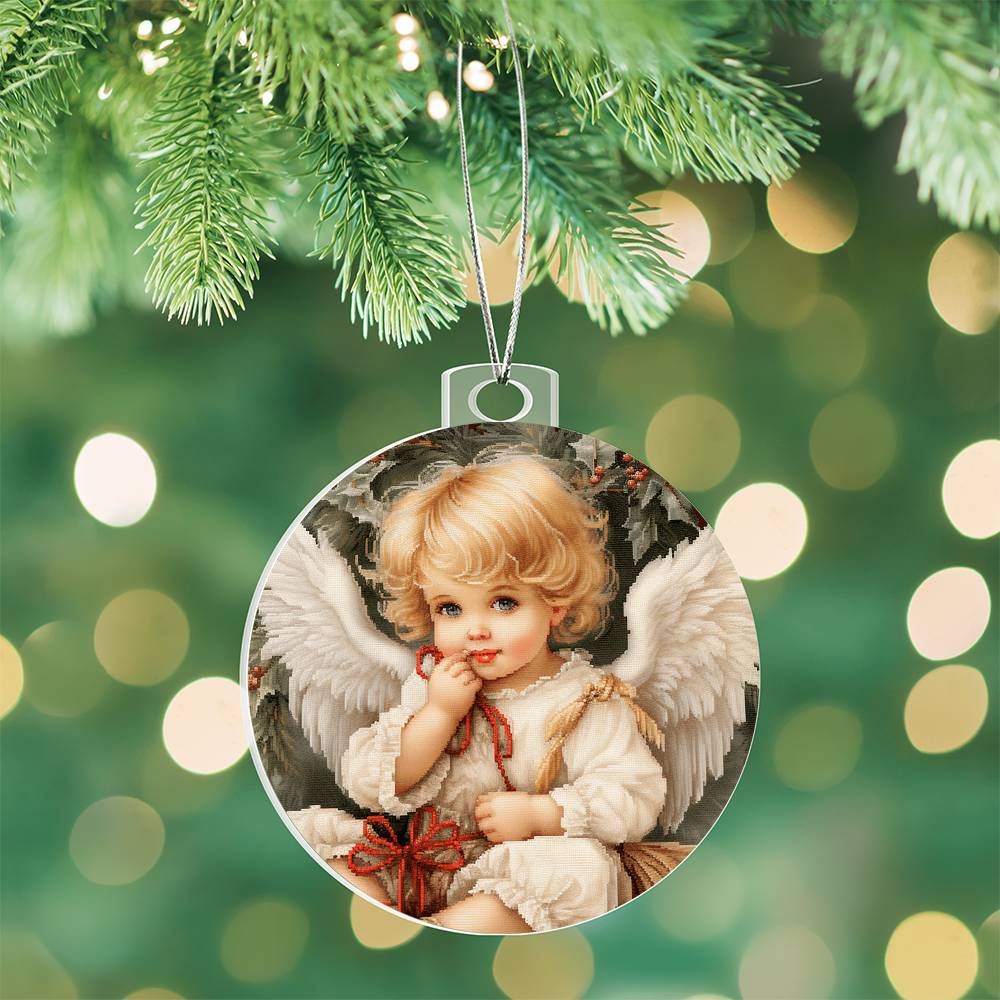 Handcrafted Angel Christmas Ornament - Stunning Holiday Decor-[Heartfelt Family Gift]