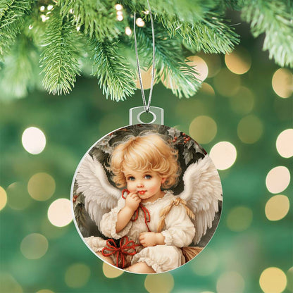 Handcrafted Angel Christmas Ornament - Stunning Holiday Decor-[Heartfelt Family Gift]
