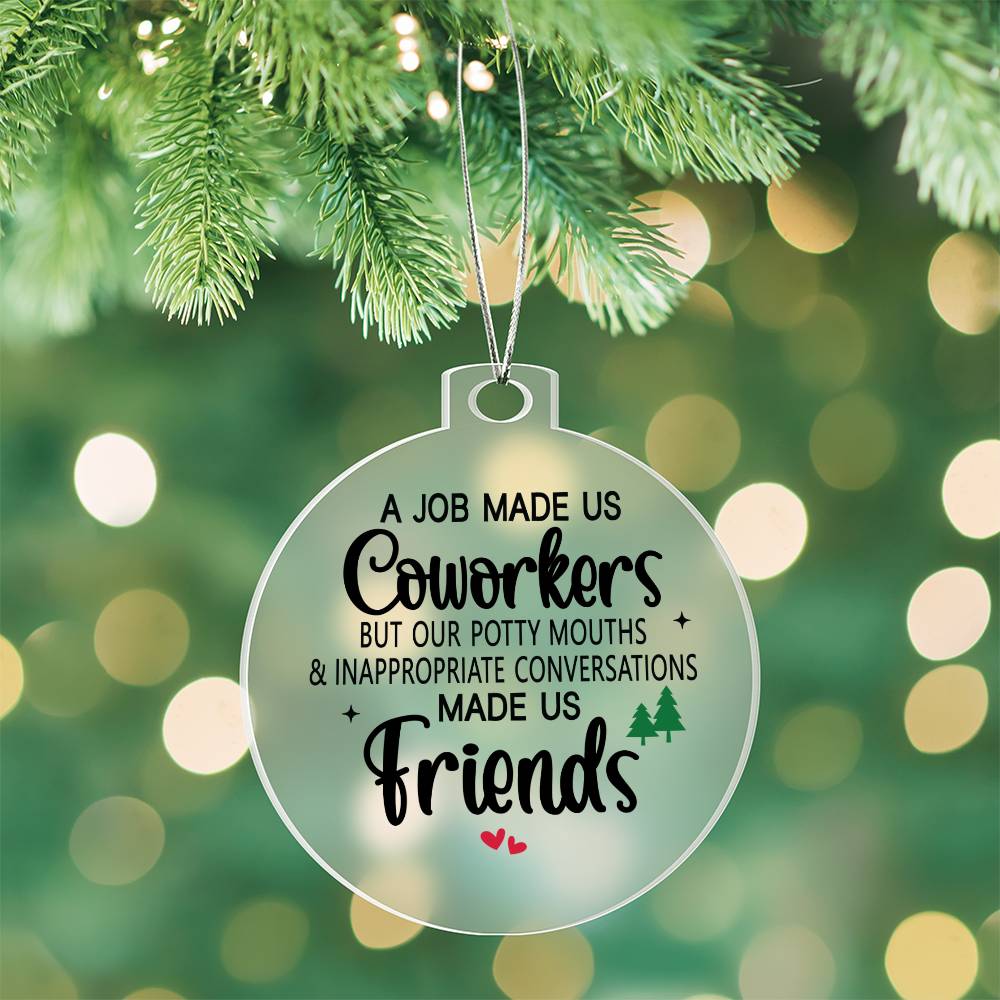 Coworkers Christmas Tree Ornament-[Heartfelt Family Gift]
