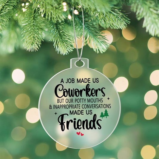 Coworkers Christmas Tree Ornament-[Heartfelt Family Gift]