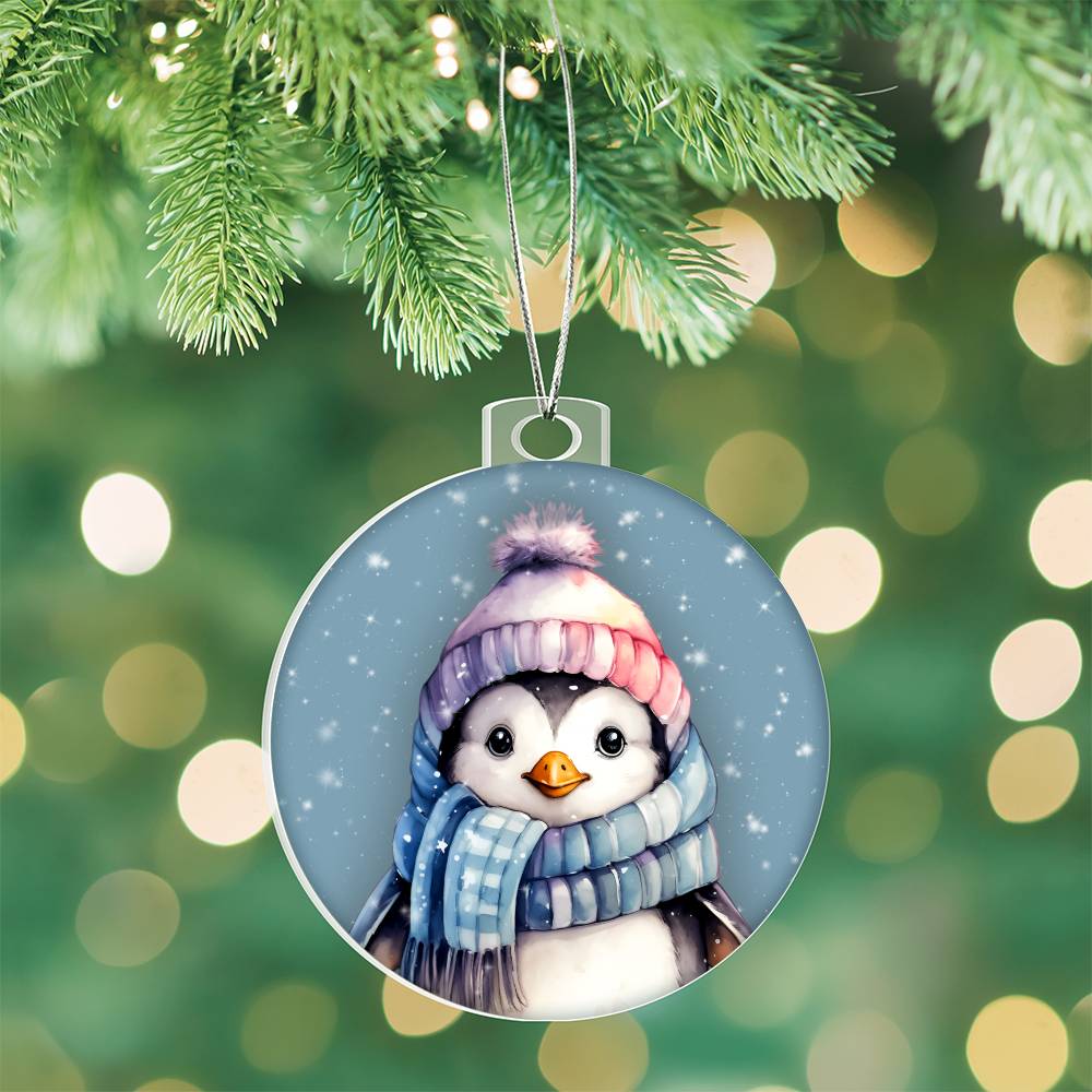Winter Penguin Christmas Ornament Festive Tree Decoration - Adorable Holiday Dcor for Your Home-[Heartfelt Family Gift]