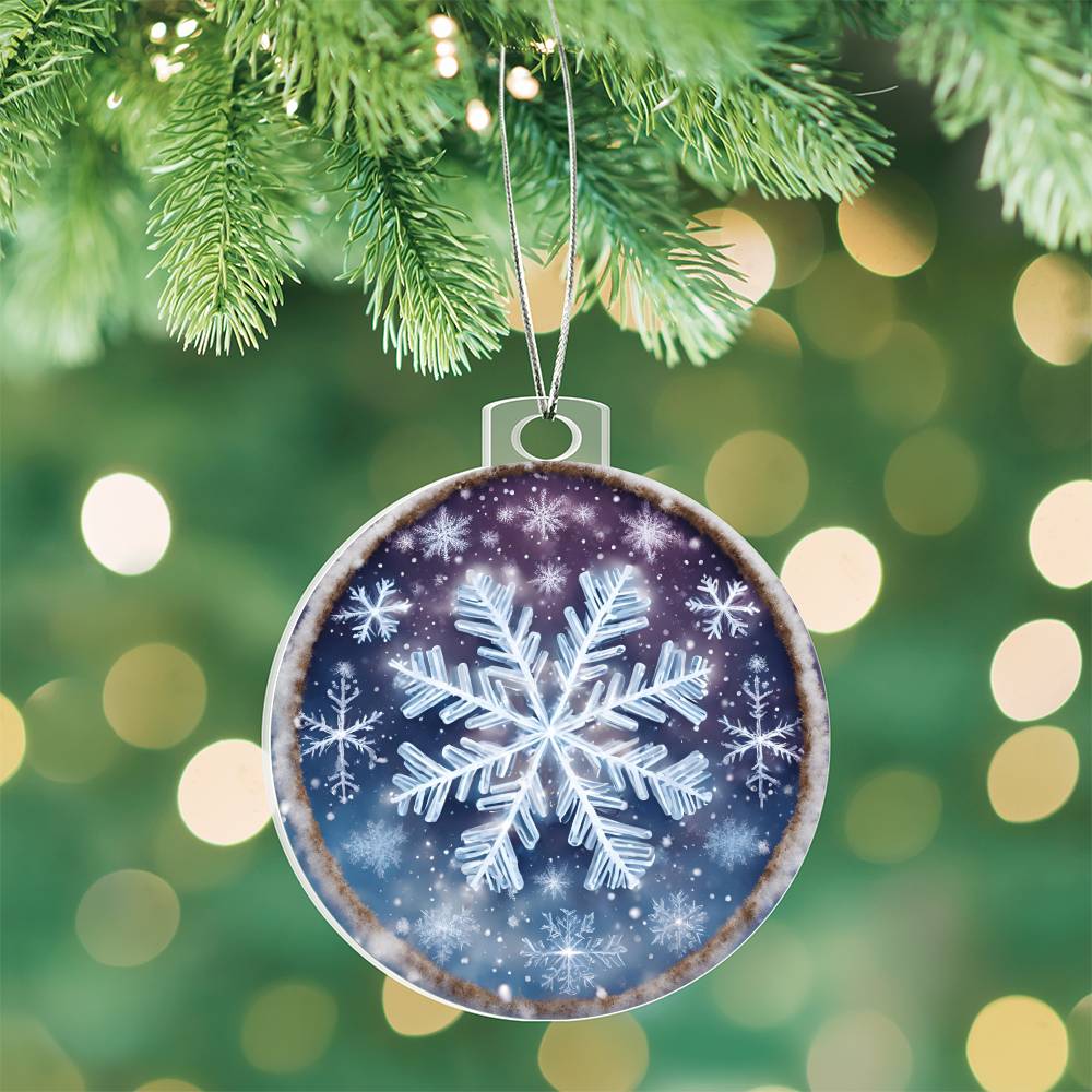 Stunning Snowflake Ornament - Perfect for Decorate Snow Days and the Holidays-[Heartfelt Family Gift]