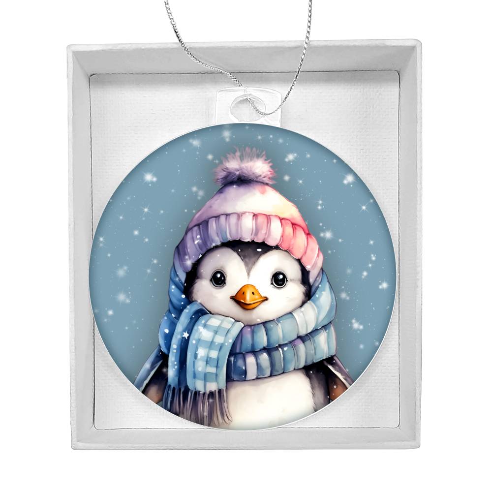 Winter Penguin Christmas Ornament Festive Tree Decoration - Adorable Holiday Dcor for Your Home-[Heartfelt Family Gift]