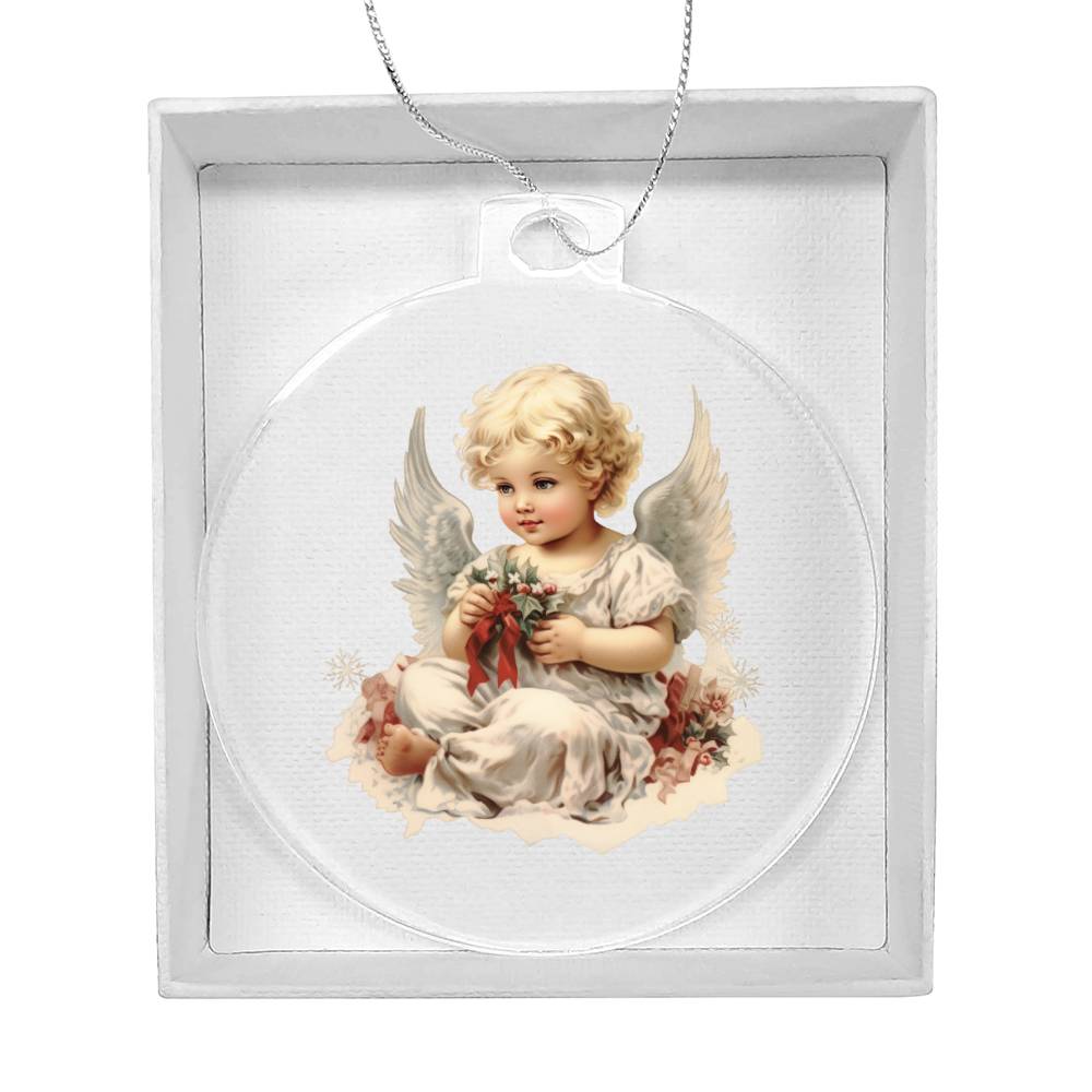 Christmas Angel Ornament - Handcrafted Holiday Decoration-[Heartfelt Family Gift]