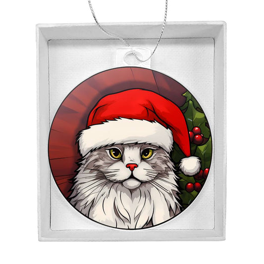 Cat Christmas Tree Ornament-[Heartfelt Family Gift]