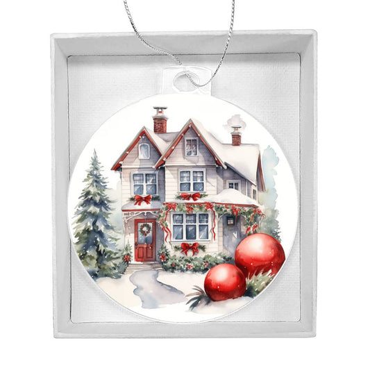 Victorian Houses Christmas Ornament - Beautiful Holiday Decoration for Your Home-[Heartfelt Family Gift]