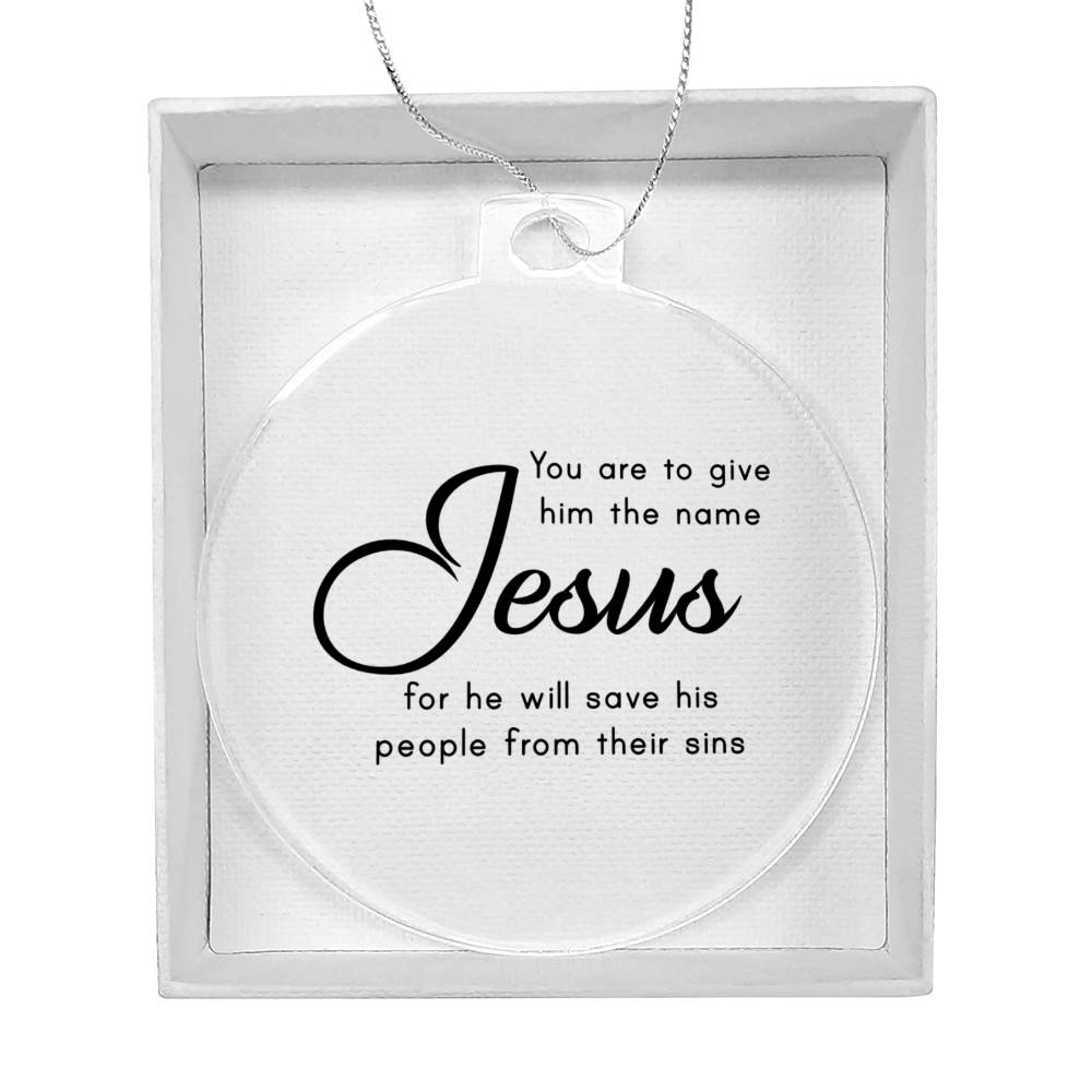 Bible Quotes Religious Christmas Ornament-[Heartfelt Family Gift]