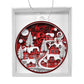 Red Christmas Village Acrylic Ornament-[Heartfelt Family Gift]