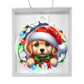Puppy Dog Breakaway 3D Effect Acrylic Ornament-[Heartfelt Family Gift]