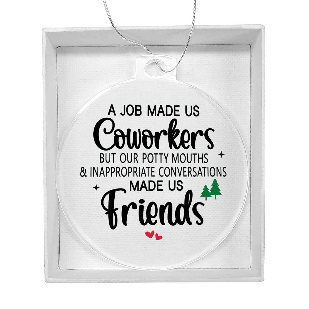 Coworkers Christmas Tree Ornament-[Heartfelt Family Gift]