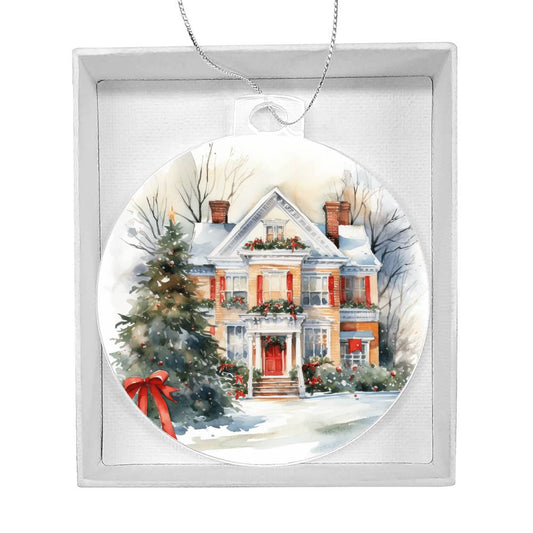 Victorian Christmas Ornament - Classic House Design for Holiday Decor-[Heartfelt Family Gift]