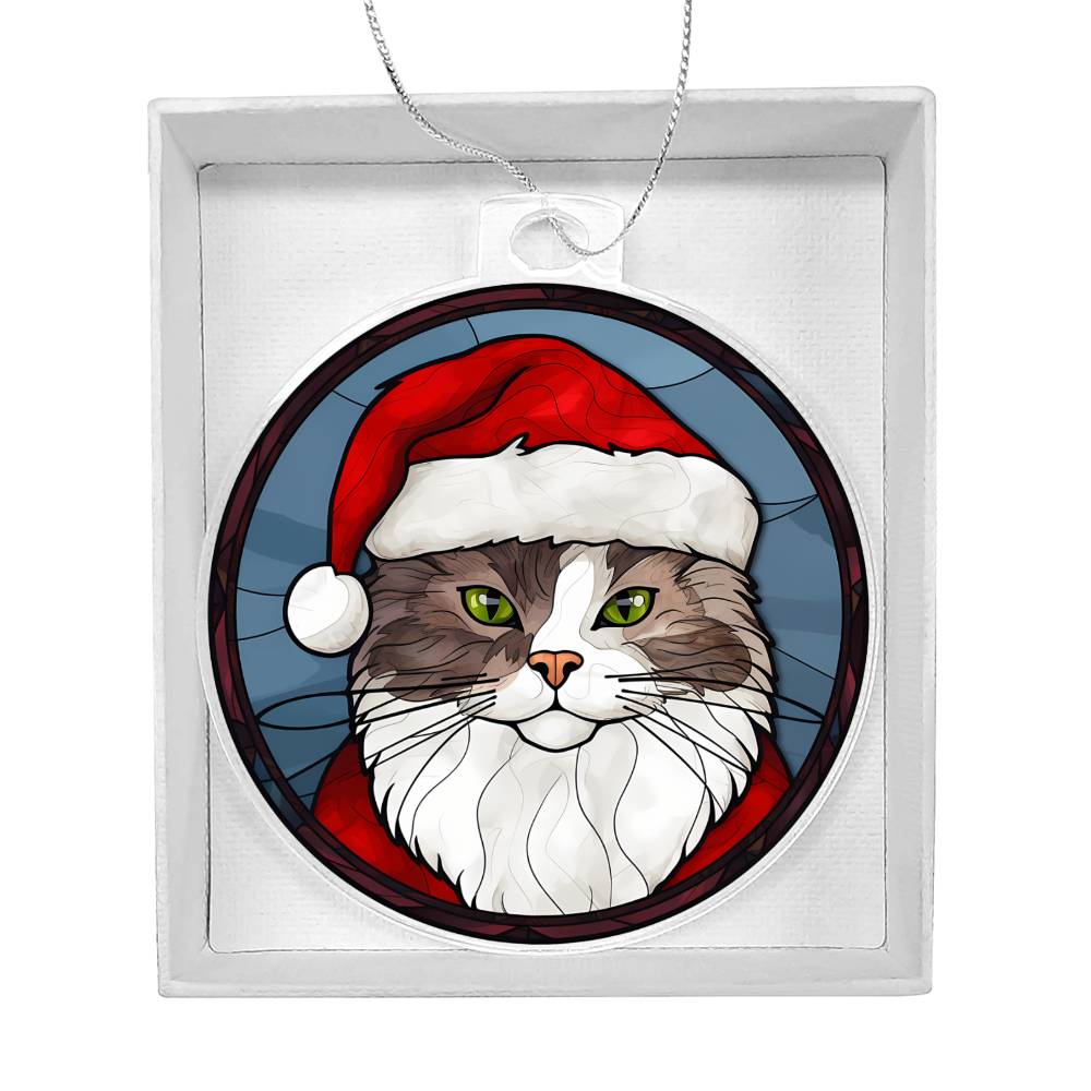 Cat Christmas Tree Ornament-[Heartfelt Family Gift]