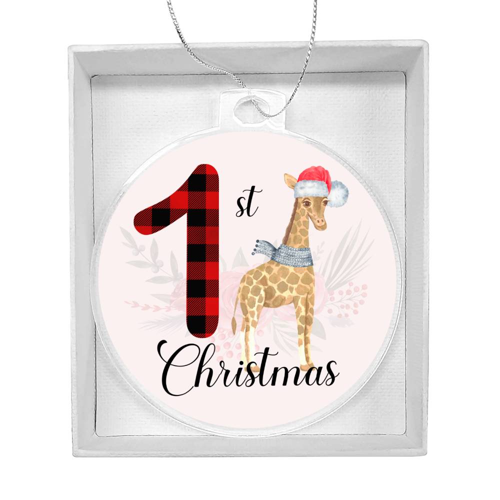 Baby's 1st Christmas Tree Ornament - Giraffe-[Heartfelt Family Gift]