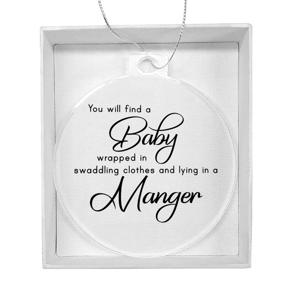 Bible Quotes Religious Christmas Ornament-[Heartfelt Family Gift]