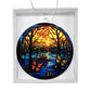 Acrylic Christmas Ornament Butterflies in the Woods - Perfect for Holiday Decor-[Heartfelt Family Gift]