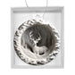 White Deer 3d Effect Acrylic Ornament-[Heartfelt Family Gift]