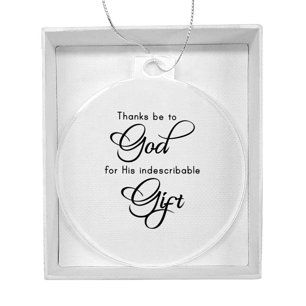 Bible Quotes Religious Christmas Ornament-[Heartfelt Family Gift]