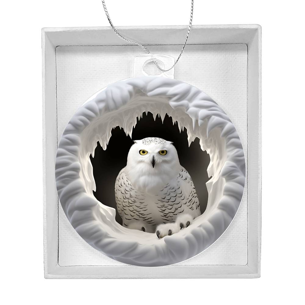 Snowman Acrylic Ornament-[Heartfelt Family Gift]