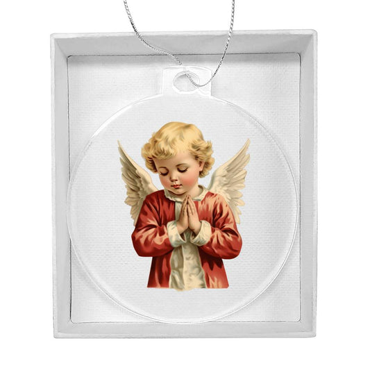 Handcrafted Angel Christmas Tree Ornament - Perfect Holiday Decor and Gift-[Heartfelt Family Gift]