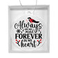 Cardinal Memorial Acrylic Ornament-[Heartfelt Family Gift]