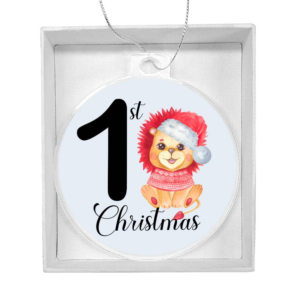 Baby's 1st Christmas Tree Ornament - Lion-[Heartfelt Family Gift]