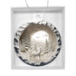 Acrylic Christmas Ornament Snowy Woods 3D Effect-[Heartfelt Family Gift]