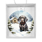 Dog Breakaway 3D Effect Acrylic Ornament-[Heartfelt Family Gift]