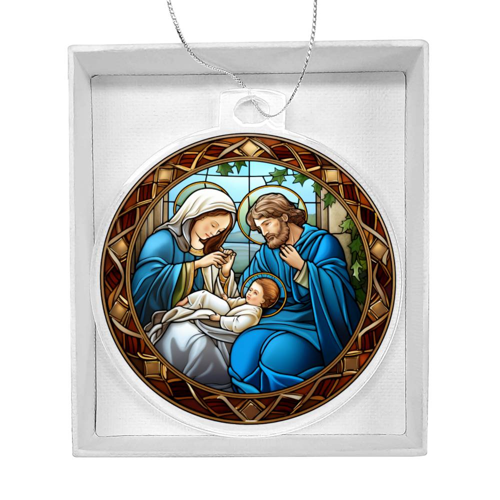 Nativity Christmas Tree Ornament-[Heartfelt Family Gift]
