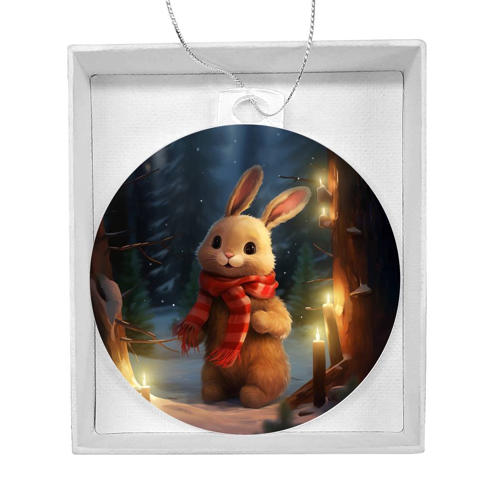 Bunny Christmas Tree Ornament-[Heartfelt Family Gift]