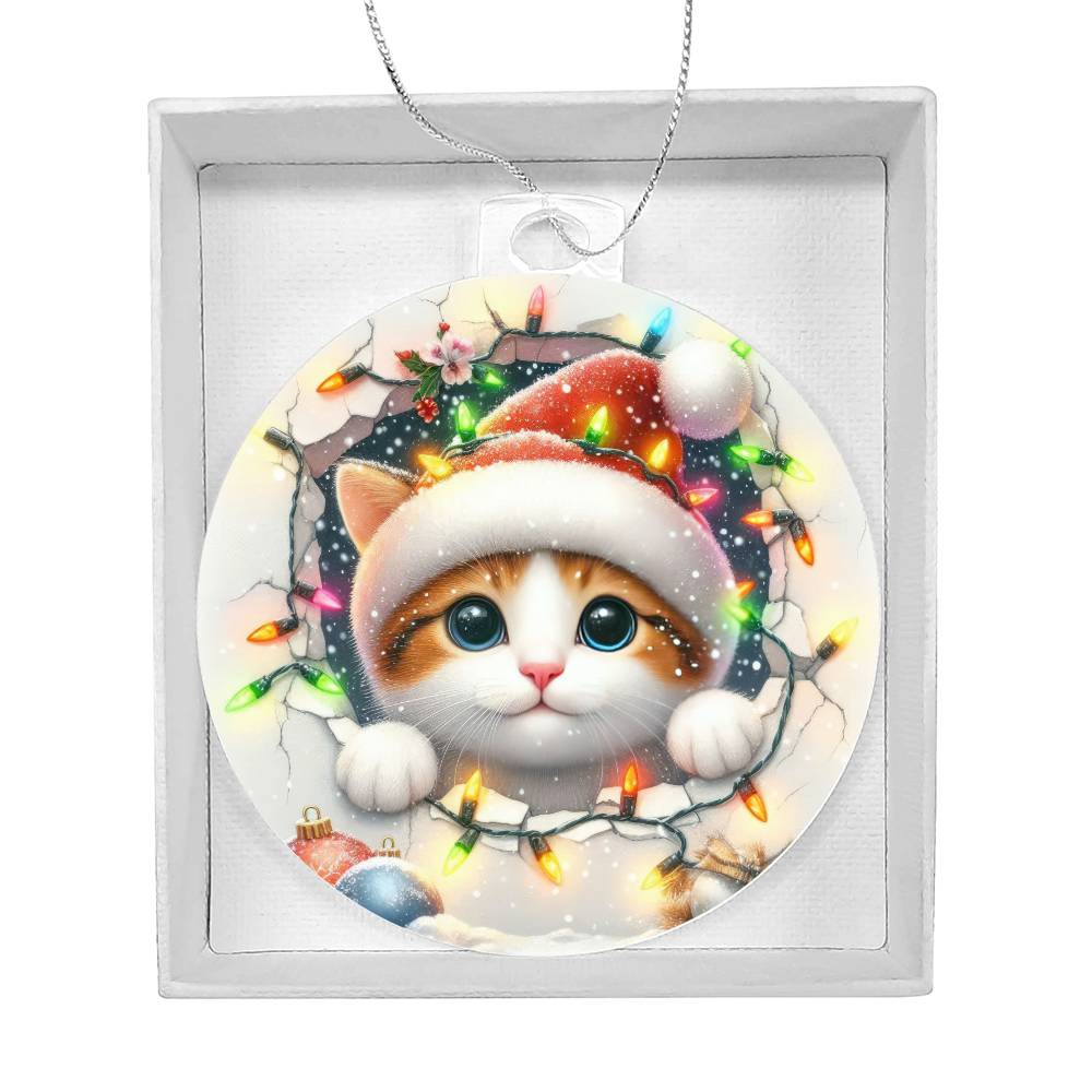 cat ornament-[Heartfelt Family Gift]