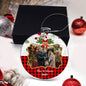 Personalized Family Photo Christmas Tree Ornament - Customizable Holiday Decoration-[Heartfelt Family Gift]