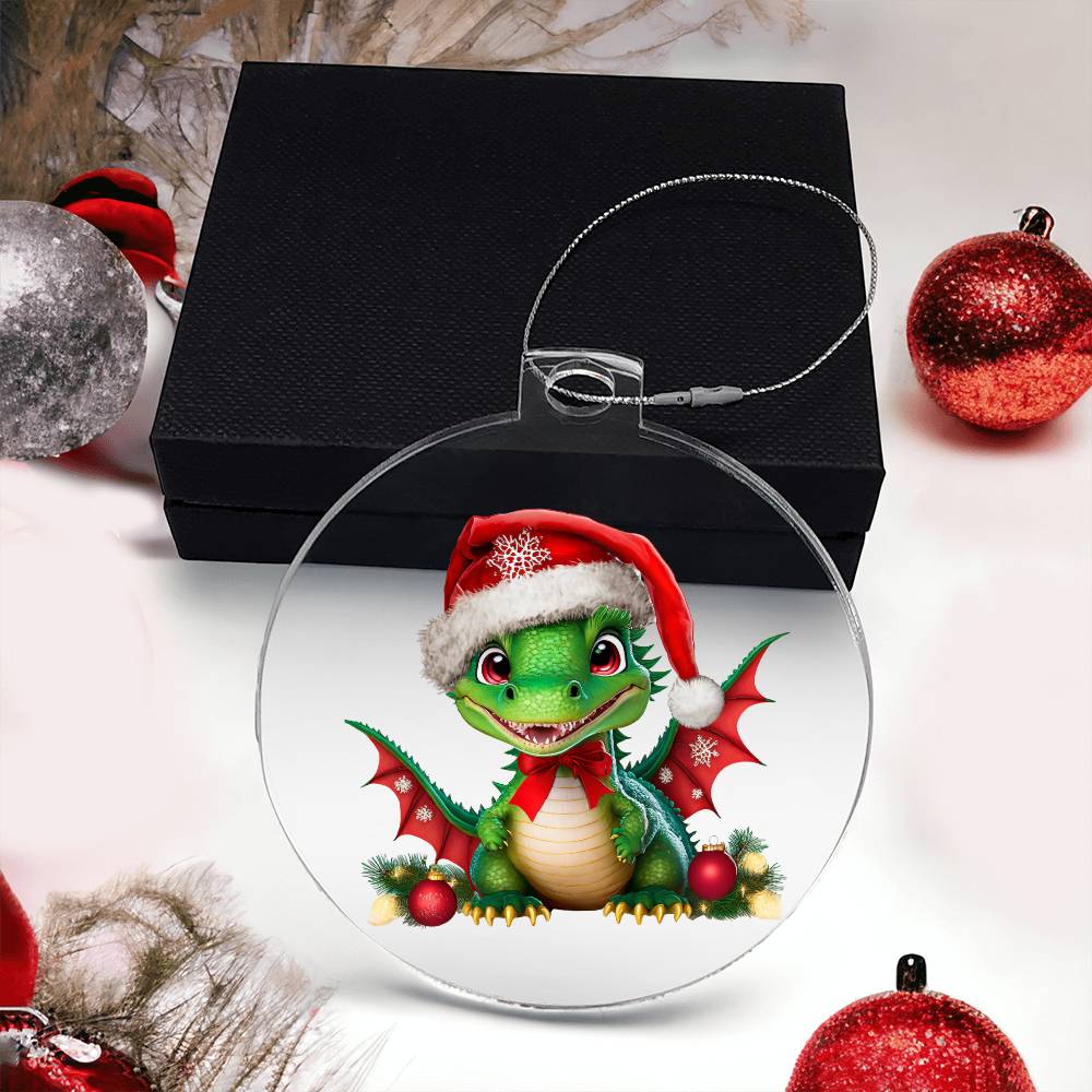 Dinosaur Acrylic Ornament-[Heartfelt Family Gift]