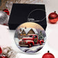 Red Truck Acrylic Christmas Ornament-[Heartfelt Family Gift]