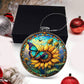 Sunflower Acrylic Ornament-[Heartfelt Family Gift]