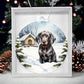 Dog Breakaway 3D Effect Acrylic Ornament-[Heartfelt Family Gift]
