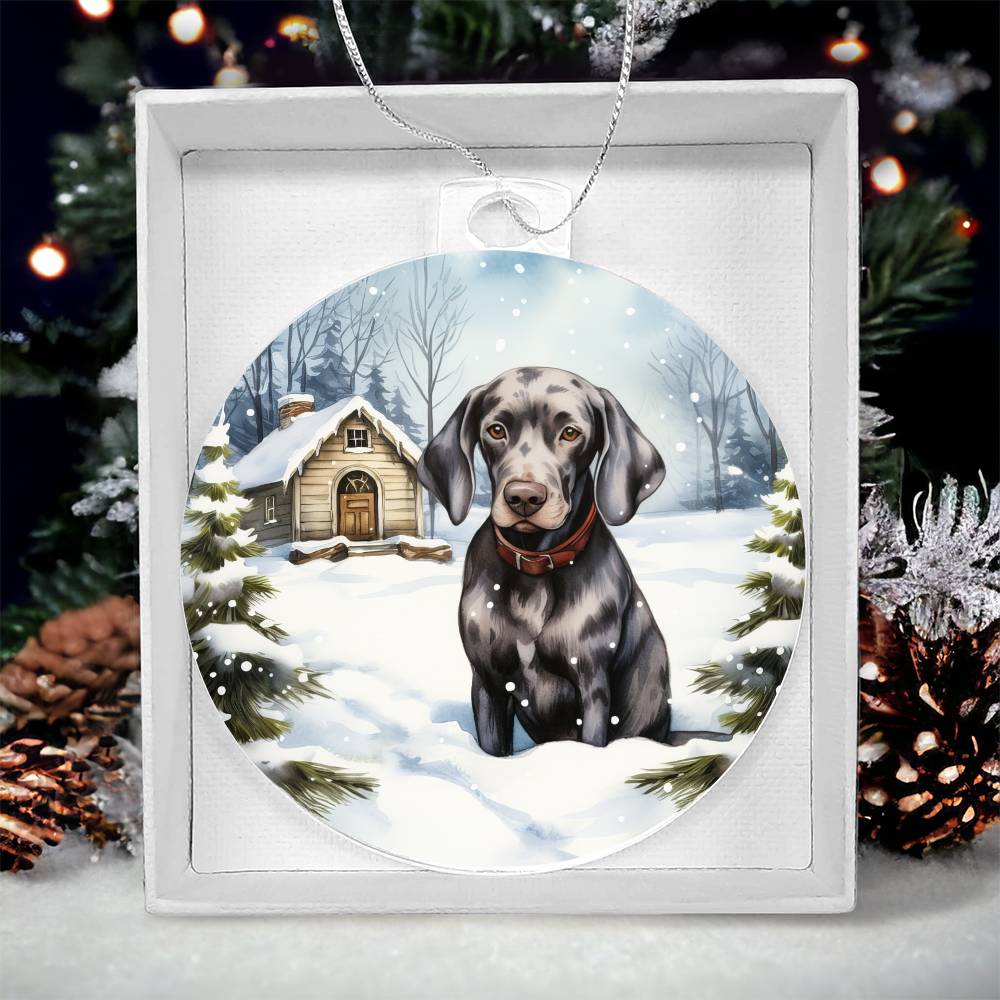 Dog Breakaway 3D Effect Acrylic Ornament-[Heartfelt Family Gift]