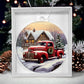Red Truck Acrylic Christmas Ornament-[Heartfelt Family Gift]