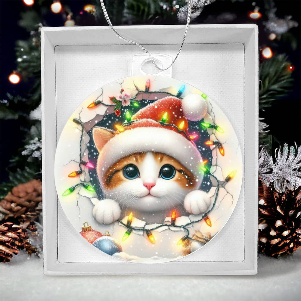 cat ornament-[Heartfelt Family Gift]