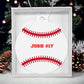 Personalized Baseball Player Christmas Tree Ornament-[Heartfelt Family Gift]