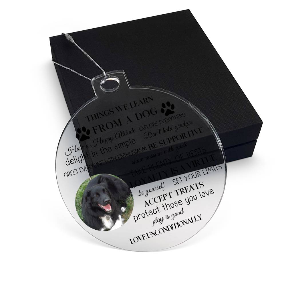 Personalized Photo Things We Learn From A Dog-[Heartfelt Family Gift]