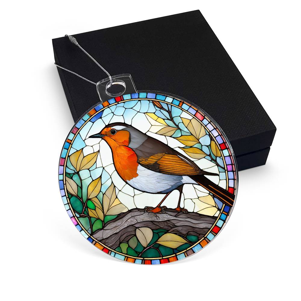 Bird Acrylic Christmas Ornament-[Heartfelt Family Gift]