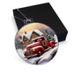 Red Truck Acrylic Christmas Ornament-[Heartfelt Family Gift]
