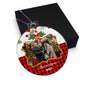 Personalized Family Photo Christmas Tree Ornament - Customizable Holiday Decoration-[Heartfelt Family Gift]
