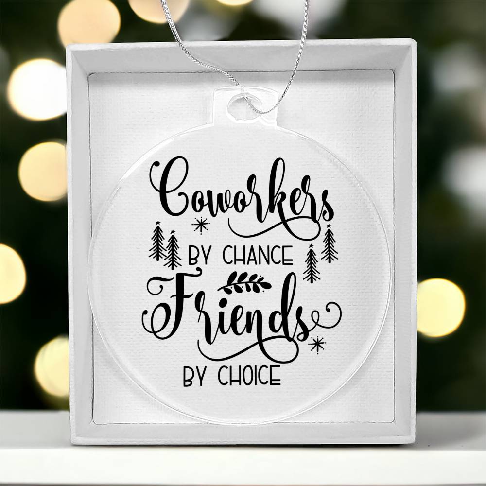 Coworkers Christmas Tree Ornament-[Heartfelt Family Gift]